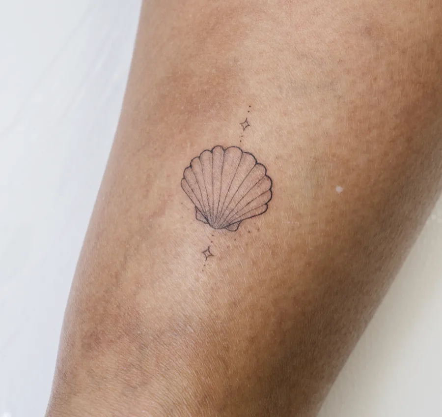 Primeira tatuagem — aluna